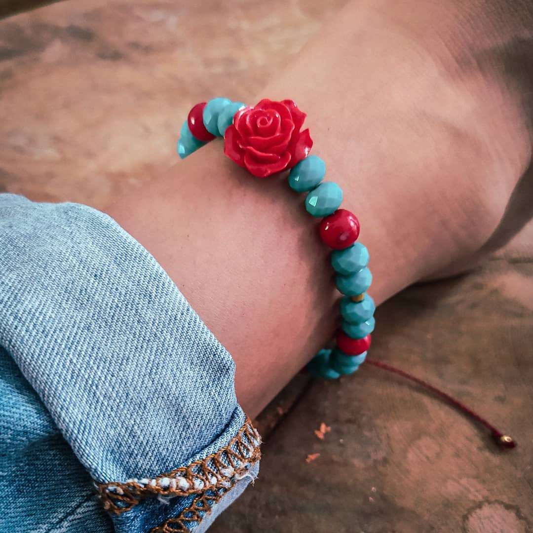 Tobillera Rosa Vento