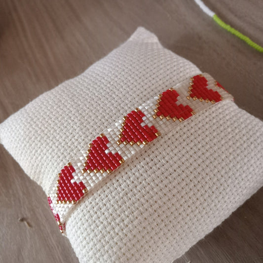Pulsera Lienzo Corazón