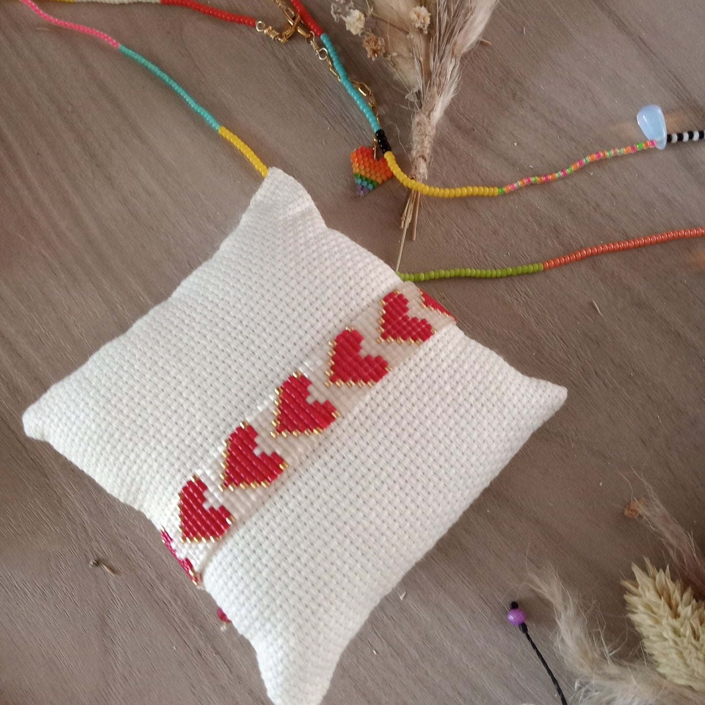 Pulsera Lienzo Corazón