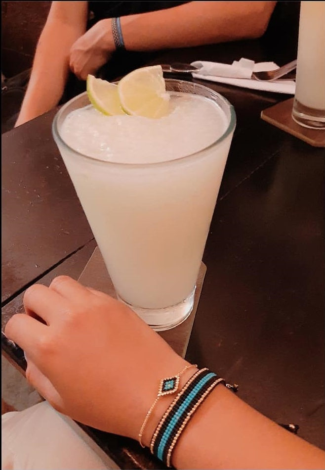 Set de pulseras Onix Celeste